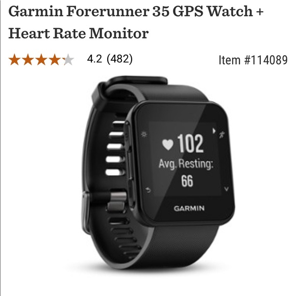 garmin forerunner 35 gps running watch
